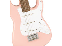 Fender Mini Stratocaster Laurel Fingerboard White Pickguard Shell Pink Fender Mini Stratocaster Laurel Fingerboard White Pickguard Shell Pink